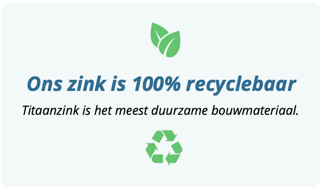 Recyclebaar zink