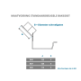 Standaard dakgootbeugel voor zinken bakgoot